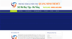 Desktop Screenshot of luyenthidanang.com